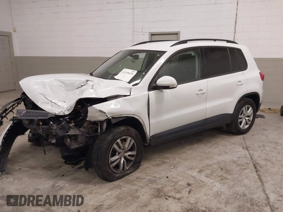 2017 Volkswagen Tiguan S with VIN WVGBV7AX6HK012650, listed as a IAAI auction lot 41135475 with 96,198 mi miles and . Bid and sale history available at DreamBid. Image 18.