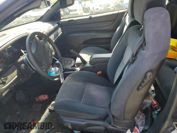 2005 Chrysler Sebring with VIN 1C3EL45R25N638552, listed as a Copart auction lot 53833645 with 160,009 mi miles and Salvage title. Bid and sale history available at DreamBid. Image 7.