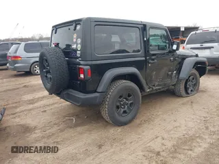 2018 Jeep Wrangler Sport S with VIN 1C4GJXAG0JW224562, listed as a IAAI auction lot 41327316 with 68,761 mi miles and . Bid and sale history available at DreamBid. Image 4.