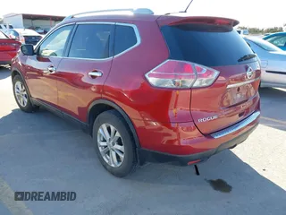 2016 Nissan Rogue SL with VIN 5N1AT2MT6GC884378, listed as a IAAI auction lot 41728309 with 130,258 mi miles. Bid and sale history available at carsss.com. Image 3.