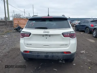 2020 Jeep Compass Limited with VIN 3C4NJDCB8LT209405, listed as a IAAI auction lot 38675190 with 53,381 mi miles and . Bid and sale history available at DreamBid. Image 16.