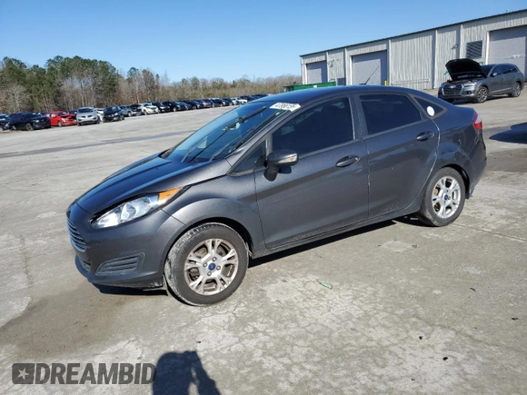 2016 Ford Fiesta SE with VIN 3FADP4BJ2GM198037, listed as a Copart auction lot 47956155 with 186,122 mi miles and Salvage Title. Bid and sale history available at carsss.com. Image 1.
