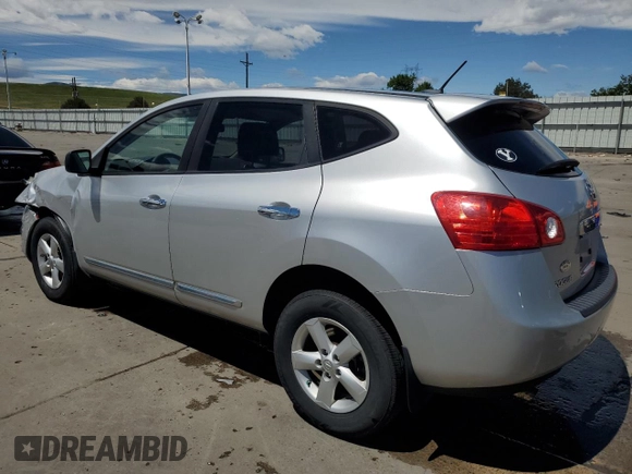 2012 Nissan Rogue S with VIN JN8AS5MV4CW350934, listed as a Copart auction lot 57326615 with 128,141 mi miles and Salvage title. Bid and sale history available at DreamBid. Image 2.