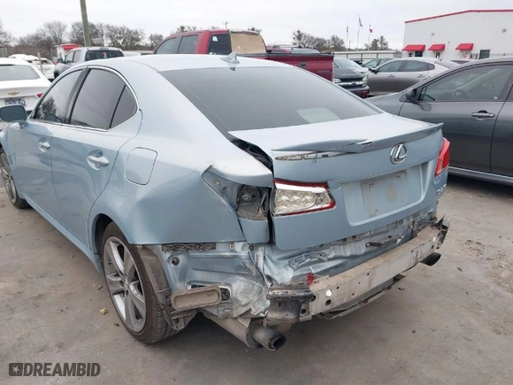2011 Lexus IS 250 with VIN JTHBF5C26B5132072, listed as a IAAI auction lot 41428954 with NaN miles. Bid and sale history available at carsss.com. Image 6.