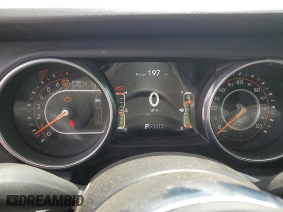 2018 Jeep Wrangler Unlimited Sahara z VIN 1C4HJXEG5JW165071, wystawiony jako Copart lot #59302865 z przebiegiem Nie podano mil oraz Czysty tytuł • Clean title. Historia ofert i sprzedaży dostępna na DreamBid. Obrazek 9.
