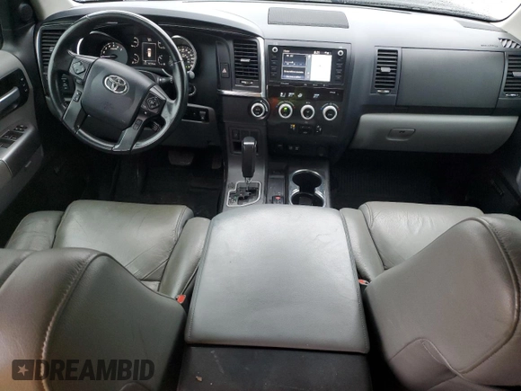2020 Toyota Sequoia Limited with VIN 5TDKY5G12LS074213, listed as a Copart auction lot 80369414 with 92,114 mi miles and Salvage Title. Bid and sale history available at carsss.com. Image 8.