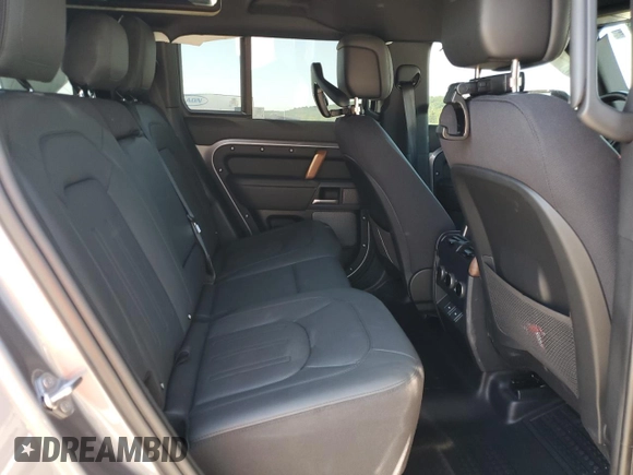 2023 Land Rover Defender X with VIN SALEX7EUXP2200655, listed as a Copart auction lot 56736425 with 28,559 mi miles and Salvage title. Bid and sale history available at DreamBid. Image 11.