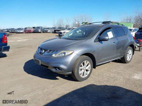 2013 Nissan Murano SL with VIN JN8AZ1MW5DW303278, listed as a IAAI auction lot 41407440 with 117,735 mi miles. Bid and sale history available at carsss.com. Image 2.