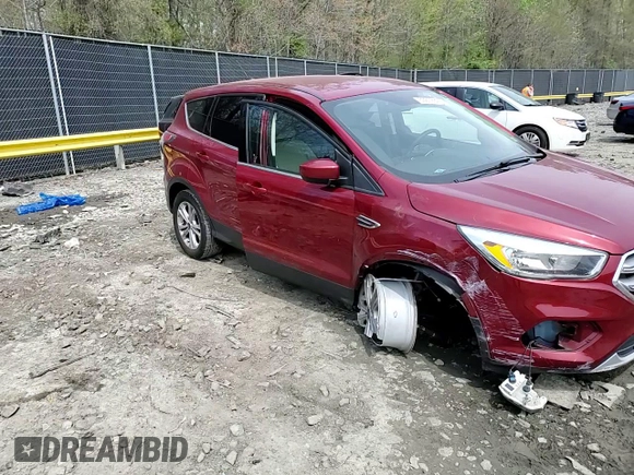 2017 Ford Escape SE with VIN 1FMCU0GD4HUA10282, listed as a Copart auction lot 53872825 with 102,832 mi miles and Salvage Title. Bid and sale history available at DreamBid. Image 14.