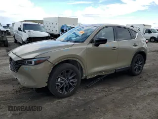 2024 Mazda CX-5 2.5 Carbon Turbo with VIN JM3KFBAY5R0403872, listed as a Copart auction lot 89161145 with 9,601 mi miles and Salvage Title. Bid and sale history available at carsss.com. Image 1.