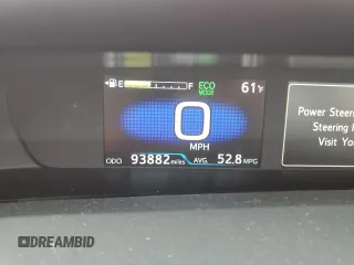 2021 Toyota Prius L Eco z VIN JTDKAMFU0M3145597, wystawiony jako Copart lot #57846175 z przebiegiem 93 882 mil mil oraz Szkoda całkowita • Salvage title. Historia ofert i sprzedaży dostępna na DreamBid. Obrazek 9.