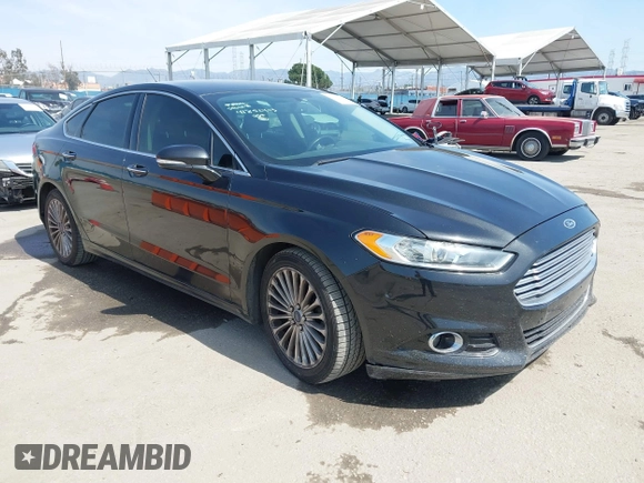 2015 Ford Fusion Titanium with VIN 3FA6P0K91FR168665, listed as a IAAI auction lot 41852403 with 138,711 mi miles. Bid and sale history available at carsss.com. Image 1.