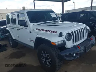 2022 Jeep Wrangler Unlimited Rubicon z VIN 1C4JJXFM6NW234295, wystawiony jako IAAI lot #41906475 z przebiegiem 47 546 mil mil oraz . Historia ofert i sprzedaży dostępna na DreamBid. Obrazek 1.
