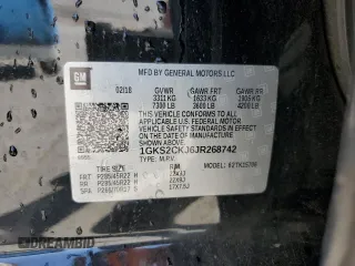 2018 GMC Yukon Denali with VIN 1GKS2CKJ6JR268742, listed as a Copart auction lot 48764105 with 162,256 mi miles and Salvage Title. Bid and sale history available at carsss.com. Image 14.
