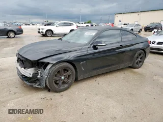 2014 BMW 4 Series 428i with VIN WBA3N3C51EF711635, listed as a Copart auction lot 54813555 with 110,285 mi miles and Salvage title. Bid and sale history available at DreamBid. Image 1.