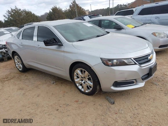 2016 Chevrolet Impala LS with VIN 2G11X5SAXG9132601, listed as a IAAI auction lot 41717761 with 129,278 mi miles. Bid and sale history available at carsss.com. Image 1.