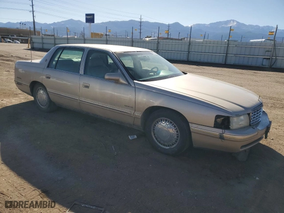 1997 Cadillac DeVille DHS with VIN 1G6KE54Y6VU298810, listed as a Copart auction lot 48300565 with 234,488 mi miles and Salvage Title. Bid and sale history available at carsss.com. Image 4.