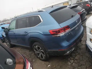 2021 Volkswagen Atlas SEL Premium z VIN 1V2TR2CA8MC535700, wystawiony jako Copart lot #80538034 z przebiegiem 82 093 mil mil oraz Szkoda całkowita • Salvage title. Historia ofert i sprzedaży dostępna na DreamBid. Obrazek 2.