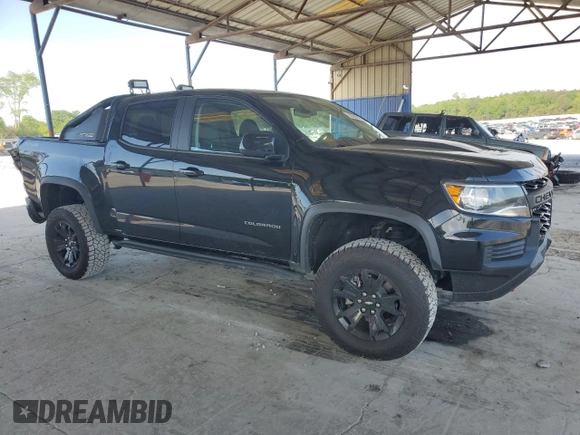 2021 Chevrolet Colorado 4WD ZR2 with VIN 1GCGTEEN2M1132149, listed as a Copart auction lot 53398045 with 62,266 mi miles and Salvage title. Bid and sale history available at DreamBid. Image 4.