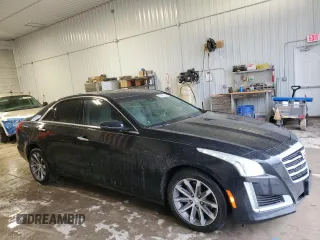 2016 Cadillac CTS Luxury Collection AWD with VIN 1G6AX5SX9G0111134, listed as a Copart auction lot 47620735 with 103,824 mi miles and Salvage Title. Bid and sale history available at DreamBid. Image 4.