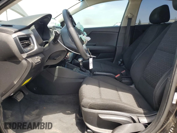 2020 Kia Rio LX with VIN 3KPA24AD4LE260551, listed as a Copart auction lot 55239445 with 45,671 mi miles and Salvage Title. Bid and sale history available at DreamBid. Image 7.