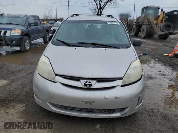 2006 Toyota Sienna with VIN 5TDZA29C76S405887, listed as a Copart auction lot 49289415 with Not Provided miles and Non Repairable. Bid and sale history available at DreamBid. Image 5.