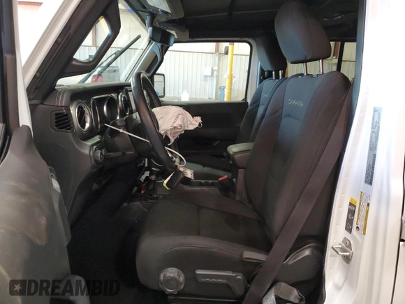 2023 Jeep Wrangler Sahara with VIN 1C4HJXEN1PW659600, listed as a Copart auction lot 85228074 with 21,623 mi miles and Salvage Title. Bid and sale history available at carsss.com. Image 7.