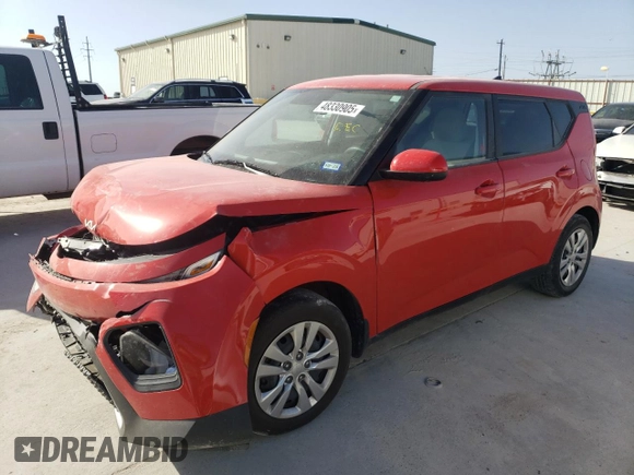 2022 Kia Soul LX with VIN KNDJ23AU6N7152252, listed as a Copart auction lot 48330905 with 45,259 mi miles and Salvage Title. Bid and sale history available at carsss.com. Image 1.