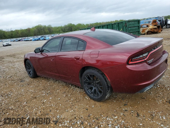 2018 Dodge Charger SXT Plus with VIN 2C3CDXHG8JH203439, listed as a Copart auction lot 43876725 with Not Provided miles and Salvage Title. Bid and sale history available at carsss.com. Image 2.