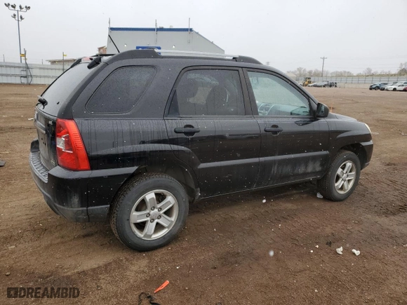 2009 Kia Sportage LX with VIN KNDJE723797577117, listed as a Copart auction lot 51833115 with 194,979 mi miles and Clean Title. Bid and sale history available at carsss.com. Image 3.