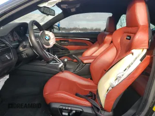 2018 BMW M4 with VIN WBS4Y9C51JAA92457, listed as a Copart auction lot 87014004 with 83,423 mi miles and Salvage Title. Bid and sale history available at carsss.com. Image 7.