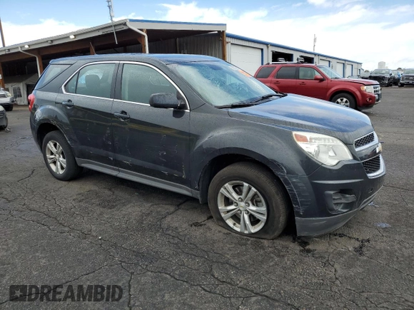 2013 Chevrolet Equinox LS with VIN 2GNALBEK6D6424966, listed as a Copart auction lot 55572875 with 77,634 mi miles and Non Repairable. Bid and sale history available at DreamBid. Image 4.