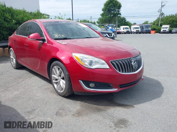 2015 Buick Regal Premium I z VIN 2G4GN5EX1F9165102, wystawiony jako IAAI lot #42139554 z przebiegiem 225 630 mil mil oraz . Historia ofert i sprzedaży dostępna na DreamBid. Obrazek 1.
