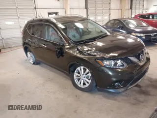 2016 Nissan Rogue SV with VIN KNMAT2MT0GP733789, listed as a IAAI auction lot 41537709 with 155,701 mi miles. Bid and sale history available at carsss.com. Image 1.