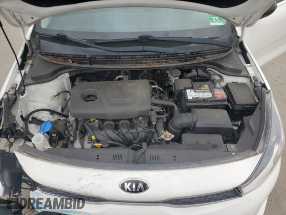 2018 Kia Rio LX with VIN 3KPA24ABXJE071527, listed as a Copart auction lot 71826744 with 47,584 mi miles and Salvage Title. Bid and sale history available at DreamBid. Image 12.
