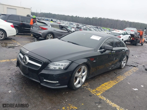 2012 Mercedes-Benz CLS-Class CLS 550 with VIN WDDLJ7DB8CA012657, listed as a IAAI auction lot 41235586 with 157,760 mi miles. Bid and sale history available at carsss.com. Image 16.