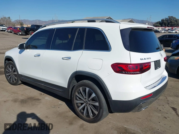 2020 Mercedes-Benz GLB with VIN W1N4M4GBXLW016379, listed as a IAAI auction lot 41307068 with 56,482 mi miles. Bid and sale history available at carsss.com. Image 3.