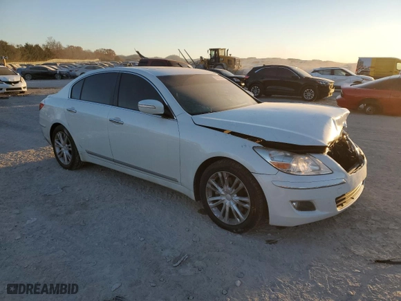 2010 Hyundai Genesis with VIN KMHGC4DF7AU105880, listed as a Copart auction lot 83982564 with 136,383 mi miles and Clean Title. Bid and sale history available at carsss.com. Image 4.