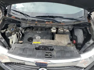 2011 Nissan Quest S with VIN JN8AE2KP9B9009391, listed as a Copart auction lot 71608444 with 87,421 mi miles and Salvage Title. Bid and sale history available at carsss.com. Image 12.