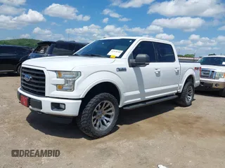 2016 Ford F-150 XLT with VIN 1FTEW1EF6GKE55103, listed as a IAAI auction lot 42518249 with 151,509 mi miles and . Bid and sale history available at DreamBid. Image 2.