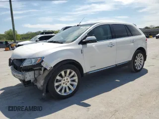 2014 Lincoln MKX with VIN 2LMDJ8JK0EBL04478, listed as a Copart auction lot 53629895 with 191,542 mi miles and Salvage Title. Bid and sale history available at carsss.com. Image 1.