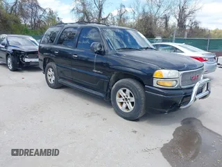 2003 GMC Yukon Denali z VIN 1GKEK63U13J340519, wystawiony jako IAAI lot #42035509 z przebiegiem 209 306 mil mil oraz . Historia ofert i sprzedaży dostępna na DreamBid. Obrazek 1.