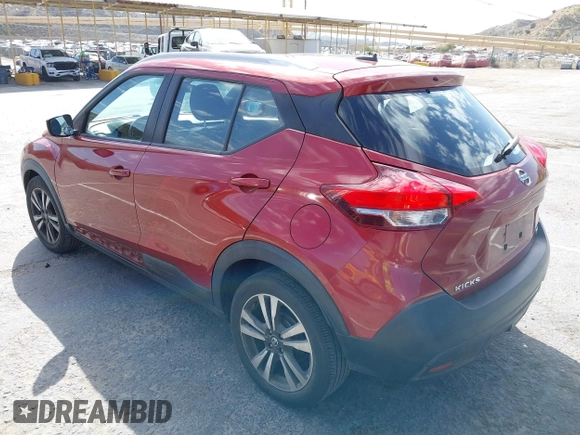2019 Nissan Kicks S with VIN 3N1CP5CU6KL528557, listed as a IAAI auction lot 41630400 with 72,132 mi miles. Bid and sale history available at carsss.com. Image 3.