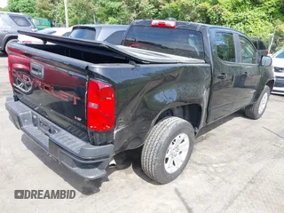 2022 Chevrolet Colorado 2WD LT with VIN 1GCGSCEN4N1198906, listed as a IAAI auction lot 42103408 with 61,766 mi miles and . Bid and sale history available at DreamBid. Image 4.