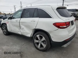 2017 Mercedes-Benz GLC with VIN WDC0G4JB9HF119221, listed as a Copart auction lot 53653555 with 55,291 mi miles and Salvage Title. Bid and sale history available at carsss.com. Image 2.