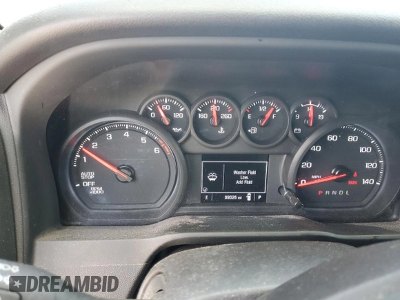 2023 Chevrolet Silverado 1500 Work Truck with VIN 3GCNAAEK9PG359243, listed as a Copart auction lot 56012745 with 99,026 mi miles and Clean Title. Bid and sale history available at DreamBid. Image 9.
