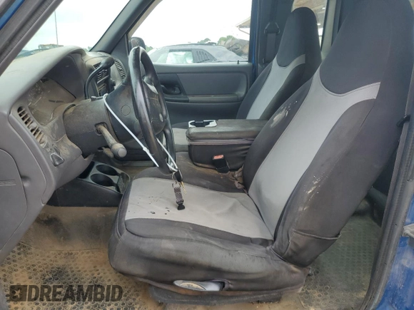 2002 Ford Ranger XL Fleet with VIN 1FTYR44U52PA71654, listed as a Copart auction lot 61395215 with 193,722 mi miles and Salvage title. Bid and sale history available at DreamBid. Image 7.
