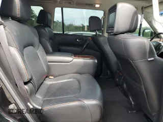 2017 Nissan Armada Platinum with VIN JN8AY2NF9H9302856, listed as a Copart auction lot 60226345 with 116,336 mi miles and Salvage title. Bid and sale history available at DreamBid. Image 11.