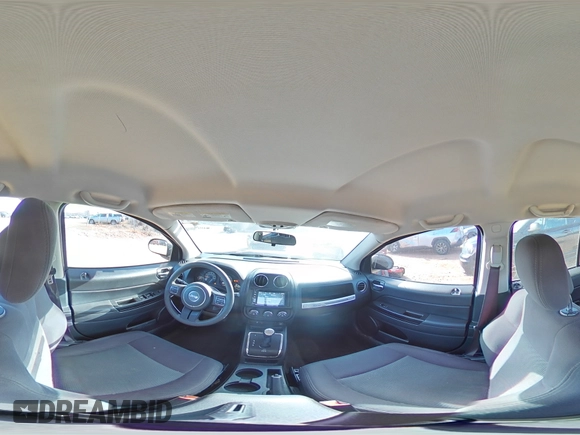 2015 Jeep Compass Sport with VIN 1C4NJCBA9FD400036, listed as a Copart auction lot 46755295 with 174,979 mi miles and Salvage Title. Bid and sale history available at carsss.com. Image 14.