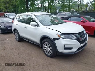 2018 Nissan Rogue SV with VIN KNMAT2MV3JP601540, listed as a IAAI auction lot 42160011 with 212,609 mi miles. Bid and sale history available at carsss.com. Image 1.